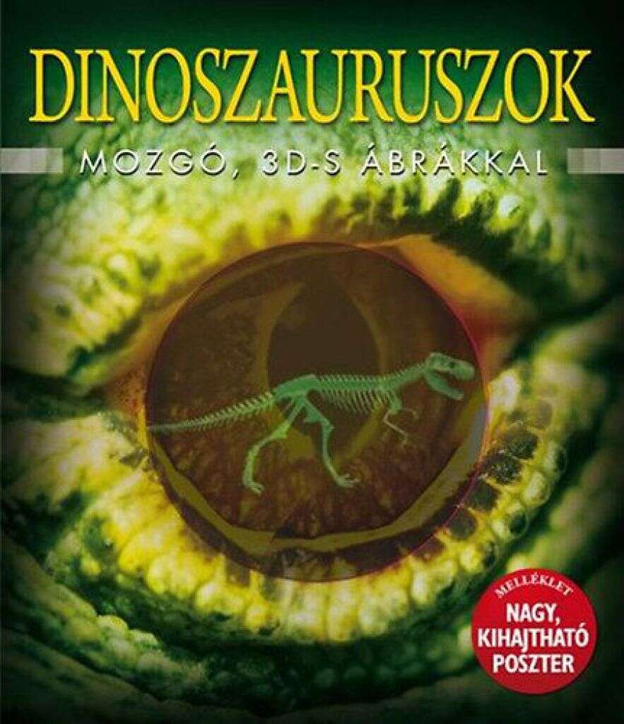 Dinószauruszok mozgó 3D-s ábrákkal