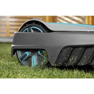Robot koszący Gardena ze szczotkami do czyszczenia kół - Gardena