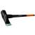Fiskars X46 splitting axe, 3.7kg, black handle with orange end, for splitting firewood