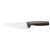 Fiskars Functional Form chef's knife, black and orange handle, stainless steel blade