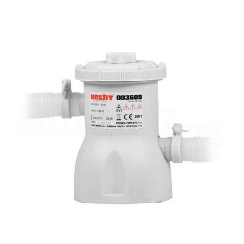 Hecht 003609 pool pump with paper filter