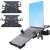 StarTech.com A2-LAPTOP-DESK-MOUNT dupla monitor és laptop asztali tartó, laptop platform, fekete