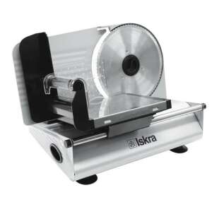 ISKRA FS-9017A electric meat slicer, stainless steel blade, adjustable thickness, food holder, non-slip base, easy to use - Slicing Machine
