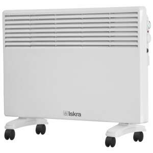 Електрически конвекторен радиатор Iskra PN2000, бял, 2000W, с колела - Iskra