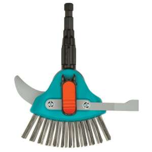 Gardena combisystem 3in1 Unkrautentferner, mit Bürste, Schaber und Klinge - Werkzeug für Maurer und Fliesenleger