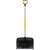 Fiskars 1057178 snow shovel with black blade and yellow handle
