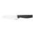 Fiskars Hard Edge small cook's knife, black handle, stainless steel blade