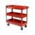 YATO YT-55210 3-shelf tool trolley with wheels, red