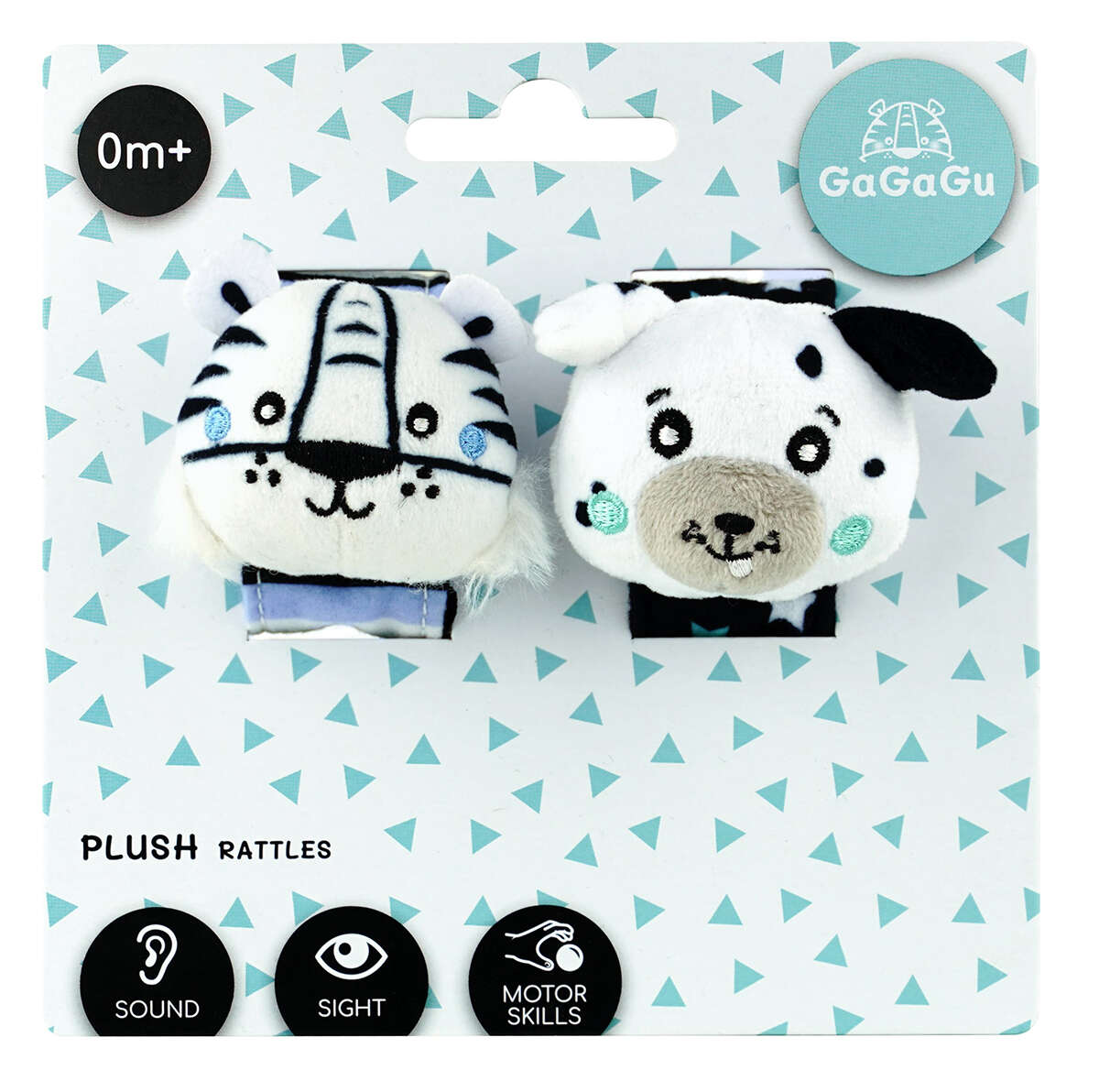 GaGaGu dupla Csörgő szett - Tigris és Kutyus