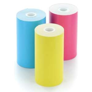 Cubinote Pro Replacement Sticky Note Paper.3-Roll Pack.Tricolor