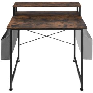 Computer Desk with Monitor Shelf 131795211 - Desk