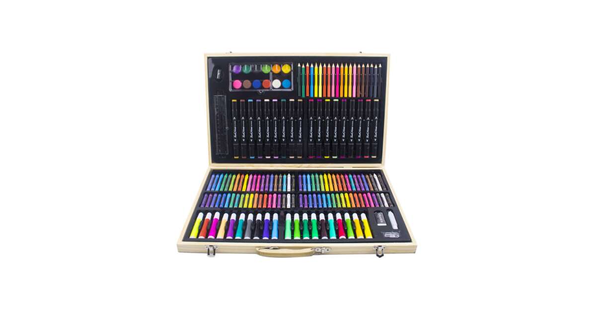 Set de Artă Profesional pentru Copii și Începători – 180 Piese