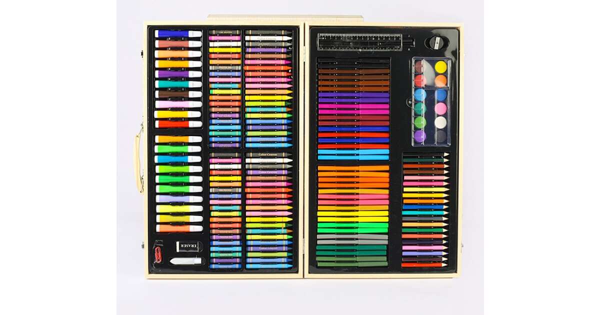 Set de Artă Profesional pentru Copii și Începători – 180 Piese