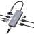 Verbatim USB-C Pro Multiport Hub CMH-09, ezüst, 9 port, HDMI, USB-A, USB-C PD, SD, microSD, RJ45, kábelekkel