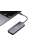 Verbatim USB-C Pro Multiport Hub CMH-09, ezüst, 9 port, HDMI, USB-A, USB-C PD, SD, microSD, RJ45, laptophoz csatlakoztatva