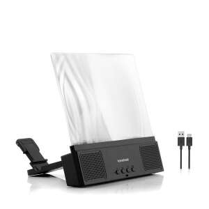 MOBIMAX Gadget Tech Mobile Phone Screen Magnifier with Speaker and USB cable - InnovaGoods