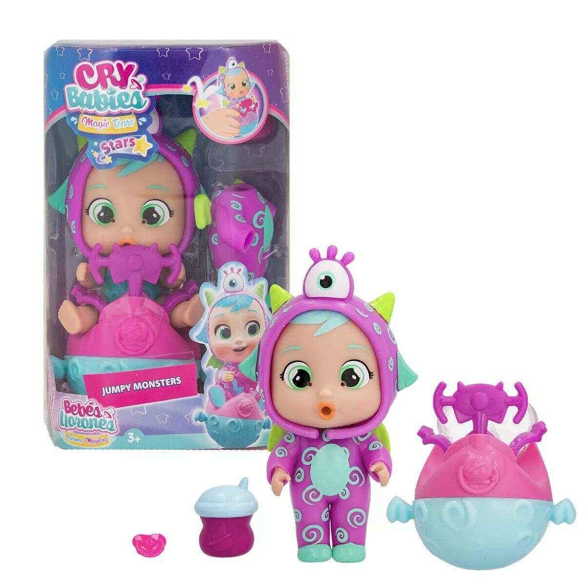 E-shop Cry Babies Magic Tears - Stars Jumpy Monsters - Fuzz