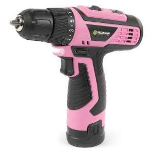 Wiertarko-wkrętarka akumulatorowa Fieldmann FDV 10249-A 12V, różowo-czarna - Wiertarka i śrubokręt