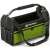FIELDMANN FDN 4020 Tool Bag, black and green tool bag with multiple pockets and a shoulder strap