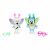 Bluey double figure pack - Bluey and Chloe aliens 133918024