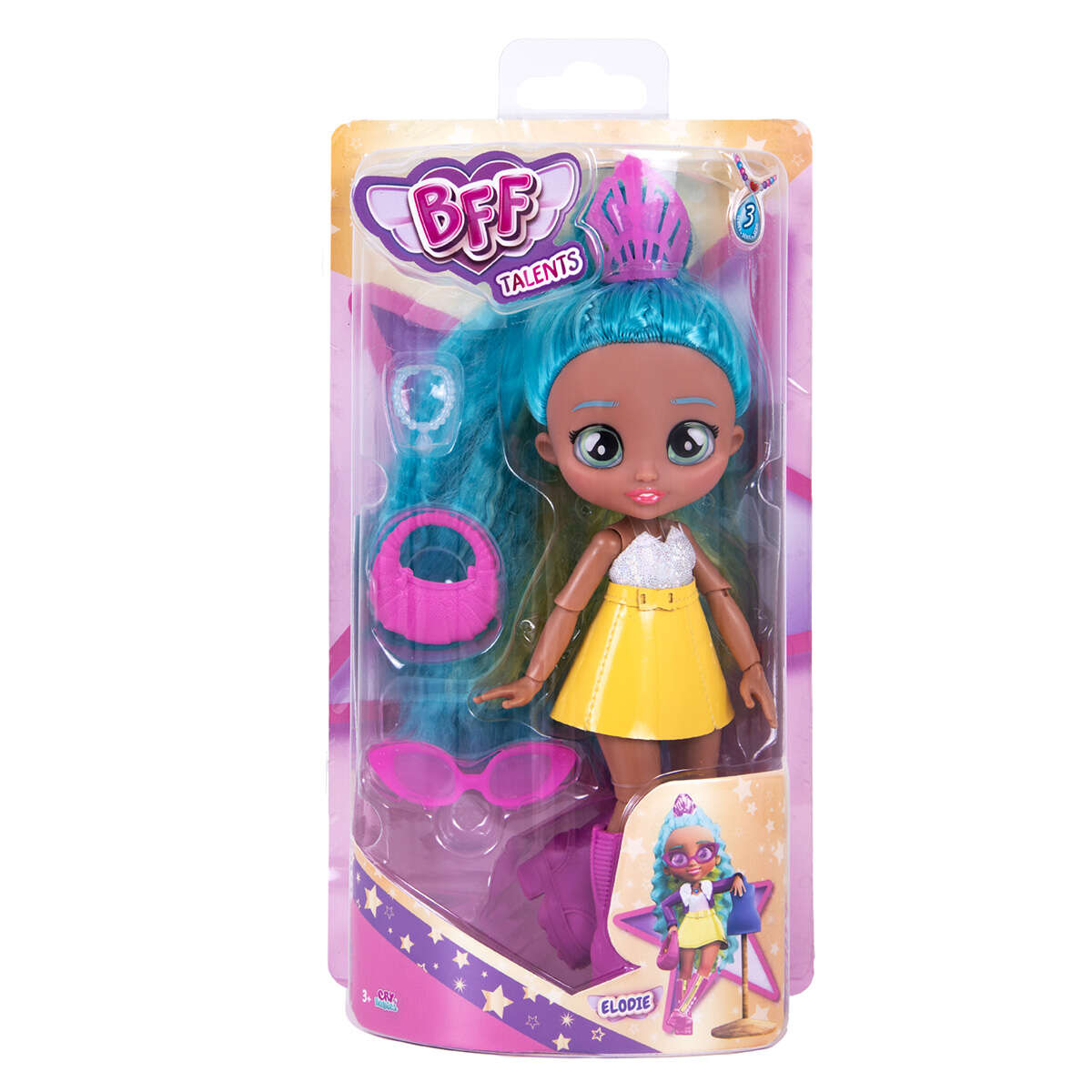 Cry Babies BFF - Elodie Divattervező Baba - 20 cm