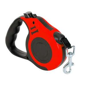 Red retractable dog leash - Cat Care