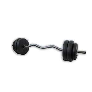 GazoFitness Francia Rudas Súlyzó 27Kg, 120cm hosszú, 30mm átmérőjű, 2.5kg és 5kg súlytárcsák, 2x szoritóklipsz - Súlyzórúd