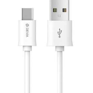 Devia USB Type-C to USB cable, white - USB Cable