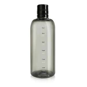 Időjelzéses Sport Üvegpalack - 1L - Füstös