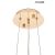 MOOSEE Riviera Függőlámpa - Arany - 80 cm 106312886
