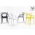 Modesto Design HILO székek fekete, fehér, szürke és sárga színben