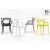 Modesto Design HILO székek fekete, fehér, szürke és sárga színben