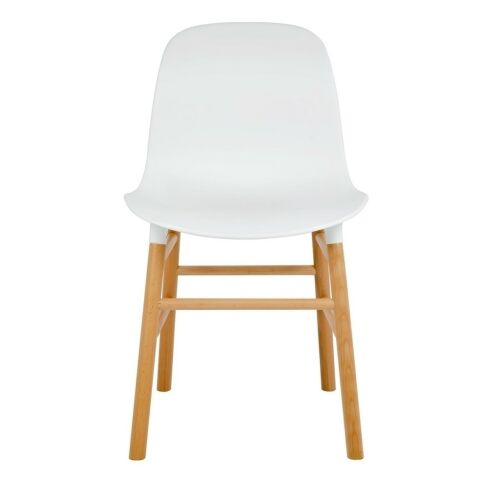 IKAR Fehér Skandináv Étkezőszék - Elölnézet