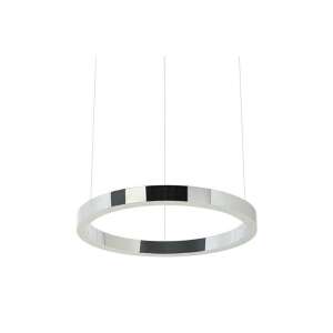 Ring 40 LED Függőlámpa - 40 cm, Rozsdamentes Acél