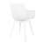 Fehér LANDI szék, hátulnézet, polipropilén, rakható