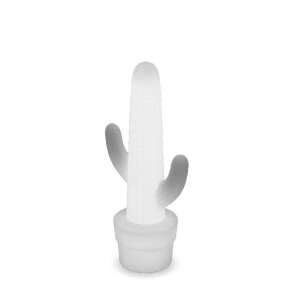 ÚJ GARDEN KAKTUS kerti lámpa, fehér, modern design, LED világítás, IP65 vízálló, 4 méteres kábel - Kültéri állólámpa