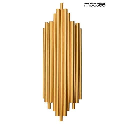 MOOSEE HARMONIC arany fali lámpa, modern design, rozsdamentes acél