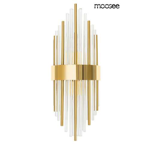 Moosee Armando Fali Lámpa Üveg Arany Luxus 106317492