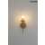 MOOSEE TORCH arany fali lámpa, modern, elegáns, üveg árnyékoló, arany acél, E14 izzó, max. 40W