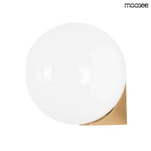 MOOSEE Boll arany fali lámpa, fehér üveg árnyékoló, modern design - Moosee
