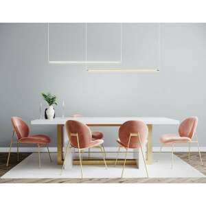 MOOSEE OMBRE LEVEL 100 arany függőlámpa étkező környezetben - Moosee