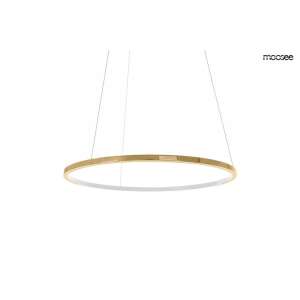 MOOSEE RING SLIM 40 arany függőlámpa, modern minimalista dizájn, kerek forma, arany acél, LED fény - Moosee