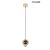 MOOSEE OJO Függőlámpa - Arany - 12cm 106318841