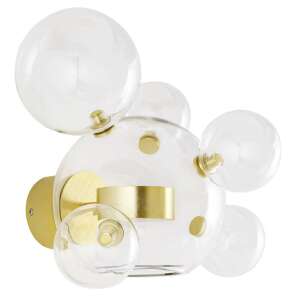 Capri Fali Lámpa - 6 Gömbös - Arany