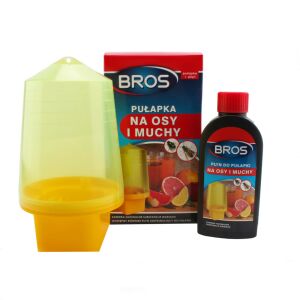 BROS darázs- és légycsapda folyékony csalival, teljes készlet - Bros