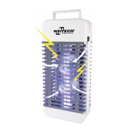 Weitech elektromos rovarcsapda UV fénnyel és ventilátorral 