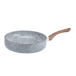 Oliver Voltz Siena OV51319J24D 24 cm deep frying pan with marble coating, grey - Cookware & bakeware