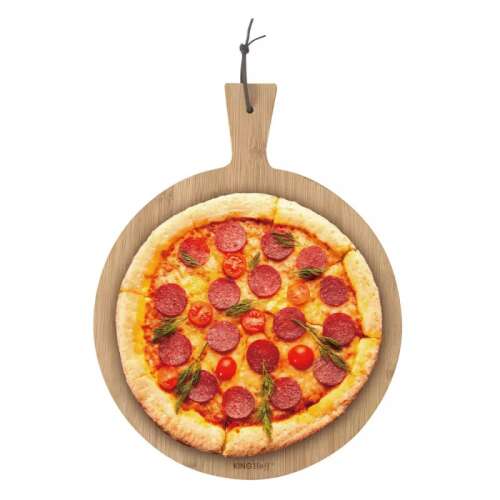 Pizza deszka Kinghoff KH 1674, 35 cm, Kényelmes fogantyú, Bambusz 106421615