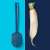 Tasty 678130 Forgató spatula, blue, non-stick, heat resistant, slotted, angled edge, usage example