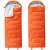 Sac de dormit tip mumie, cu geanta de transport, 175x73cm, 8-20grade, portocaliu 106423572